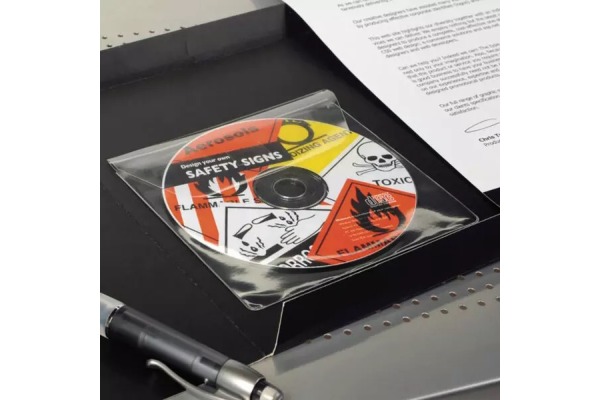 3L CD DVD-Tasche 127x127mm 6832-100 selbstklebend 100 St&amp;uuml;ck