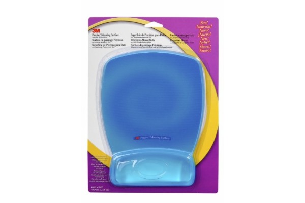 3M Przisions-Mausflche MWJ309BE m.Handgelenkaufl. blau trans.