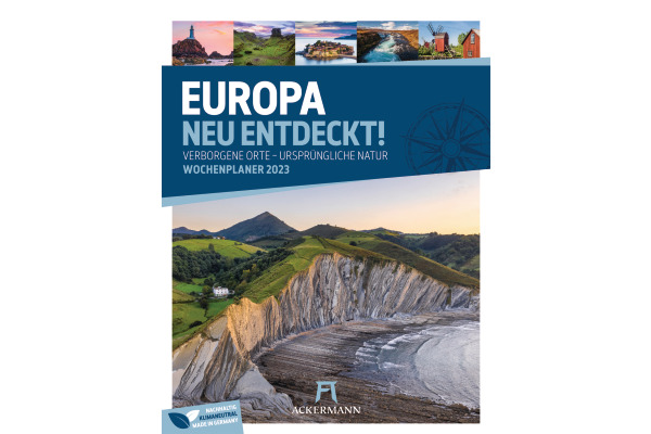 ACKERMANN Europa Kalender 3310 DE, 25x33x18mm 2023