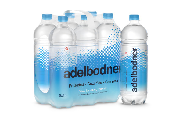 ADELBODEN mit Kohlensäure 100054 100 cl, 6 Stk.