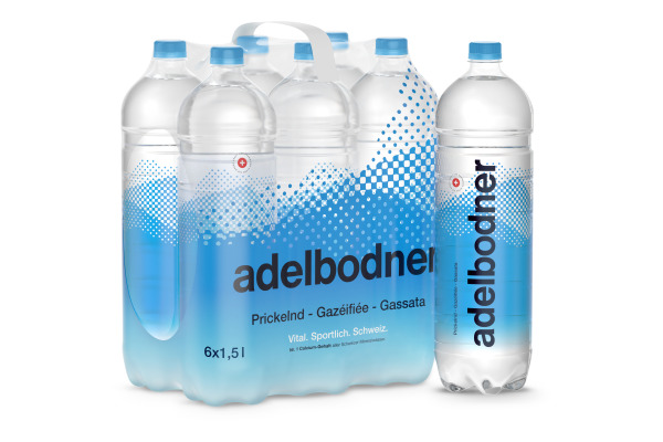 ADELBODEN mit Kohlensäure 100055 150 cl, 6 Stk.