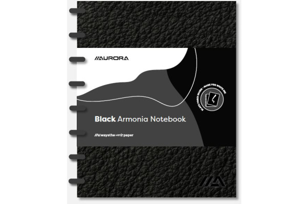ADOC Spiralbuch Armonia A5 3000.001 schwarz, blanko 40 Blatt