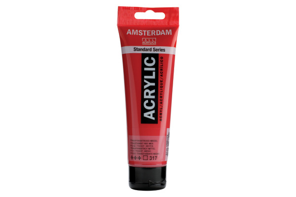 AMSTERDAM Acrylfarbe 120ml 17093172 transp.rot m. 317