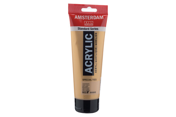 AMSTERDAM Acrylfarbe 250ml 17128020 reichgold 802
