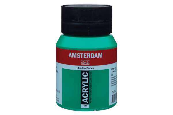AMSTERDAM Acrylfarbe 500ml 17726192 permanent grün dunkel 619
