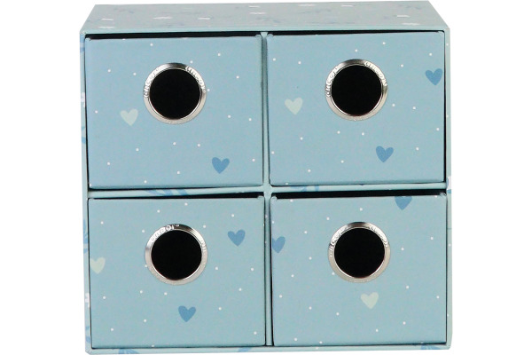ANCOR Schubladen Box 117943 B´LOG SWEET BLUE 4 Schubladen