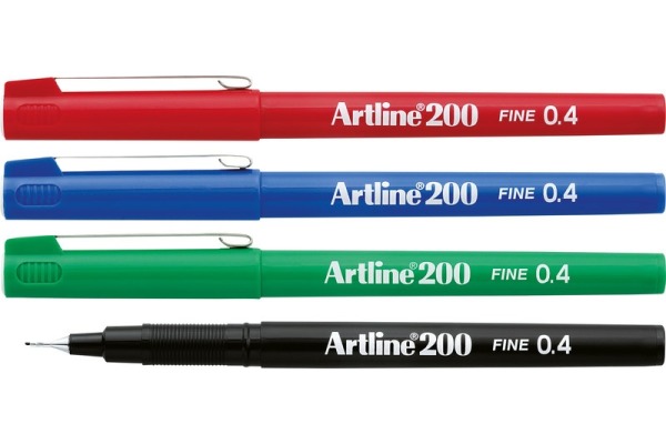 ARTLINE Fineliner 0,4mm EK-200-R rot