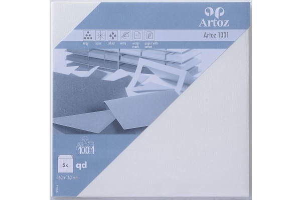 ARTOZ Couverts 1001 160 x 160 mm 107454182 100g, weiss 5 Stück