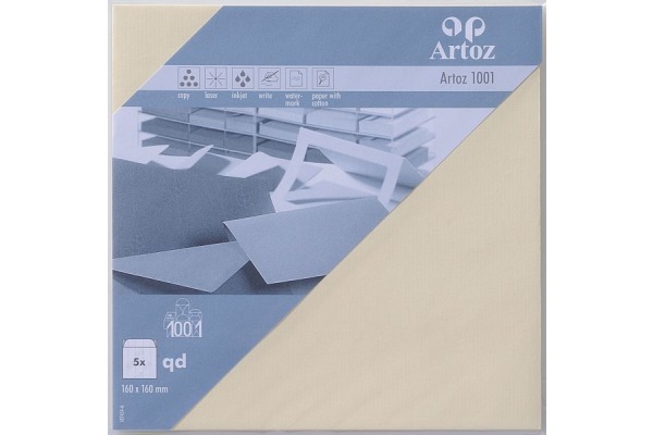 ARTOZ Couverts 1001 160x160mm 107454182 100g, chamois 5 Stück