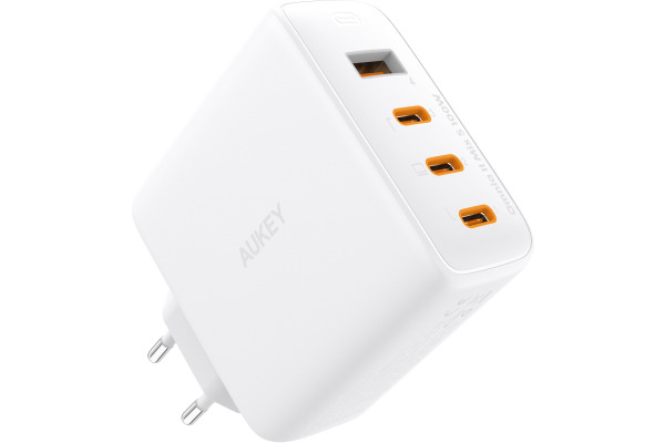 AUKEY OmniaMix II 100W GaN PD PA-B7S WH 4-Port, Wall Charger White