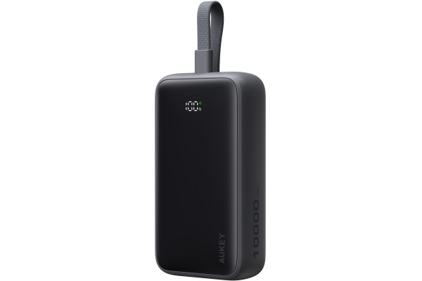AUKEY Spark Sling Neo 10000mAh,30W PB-Y61 DG BuiltInCable,USB-C+A,D.Grey