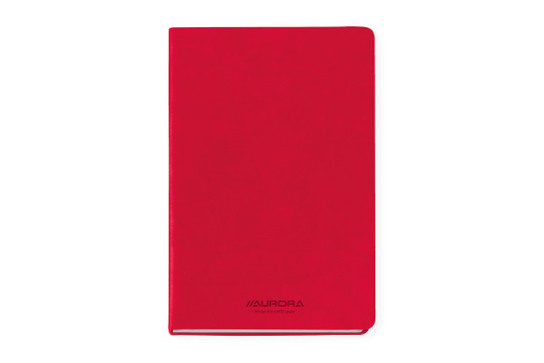 AURORA Notizbuch Softcover A5 2396CAR rot, liniert 192 Seiten