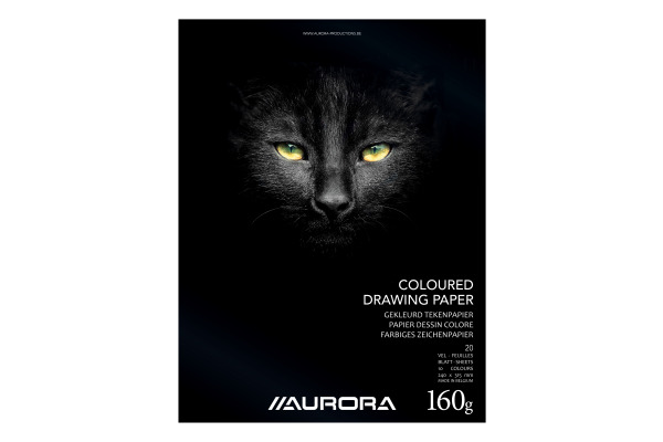 AURORA Zeichenblock 24X31,5cm BL37 color, 160g 20 Blatt