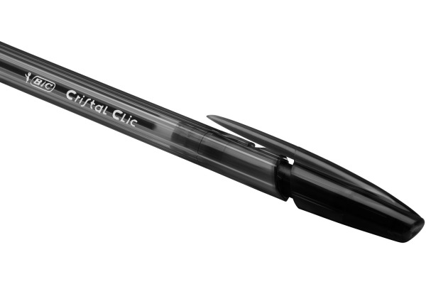 BIC Kugelschreiber Cristal Clic 1mm 850732 schwarz 20 Stück