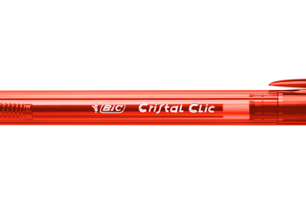 BIC Kugelschr. Cristal Clic 1mm 850734 rot 20 St&amp;uuml;ck
