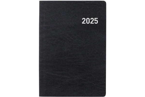 BIELLA Taschenagenda Tell 2025 823201020 2T/1S schwarz ML 8.5x12.5cm