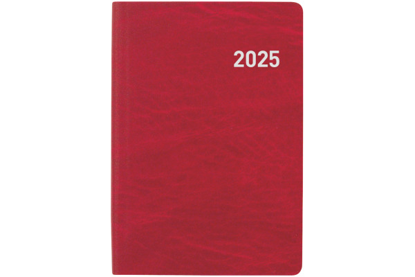 BIELLA Taschenagenda Tell 2025 823201450 2T/1S rot ML 8.5x12.5cm