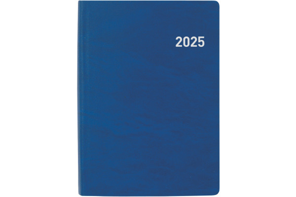 BIELLA Taschenagenda Memento 2025 825401050 1W/2S blau ML 10.1x14.2cm
