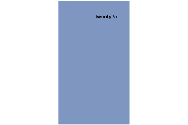 BIELLA Taschenagenda Colorful 2025 830760050 1W/2S blau ML 8.7x15.3cm