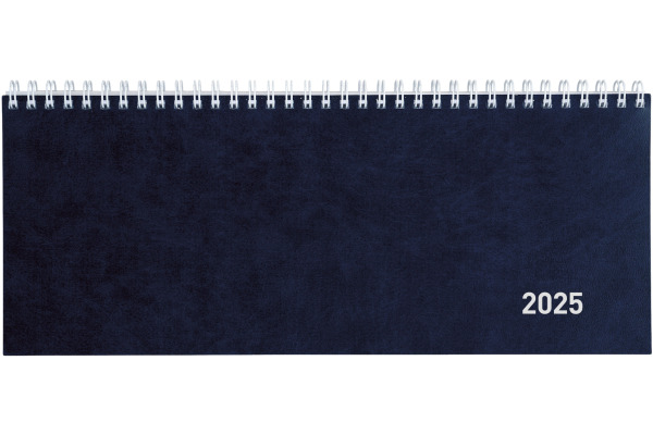 BIELLA Pultkalender Seplana 2025 888371050 1W/2S blau ML 29.8x11.7cm