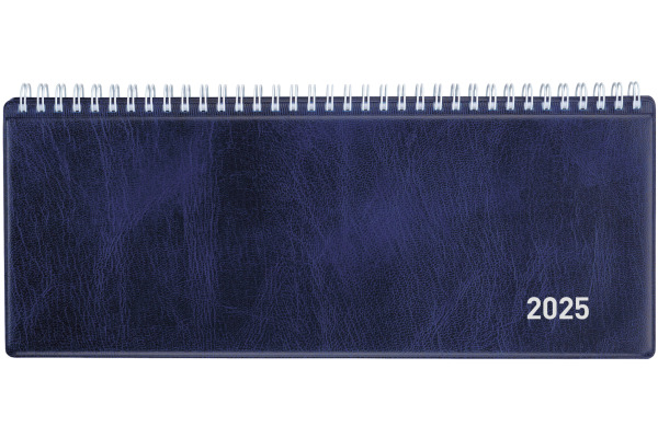 BIELLA Pultkalender Seplana 2025 888374050 1W/2S blau ML 29.8x11.7cm