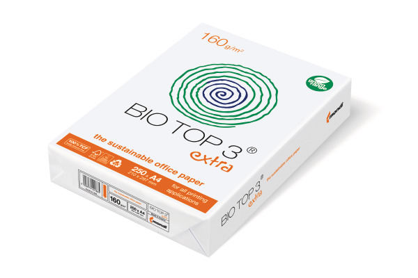 BIO TOP Kopierpapier Biotop A4 88008663 160g, Off-White...