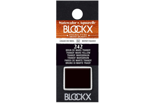 BLOCKX Aquarellfarbe 1.5ml 41242BXC marsbraun transparent