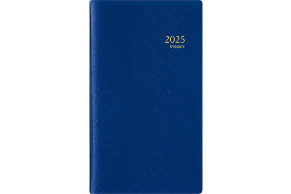 BREPOLS Agenda Notaplan Genova 2025 26.3.1273 1W/1S + Notiz blau 9.5x16.6cm