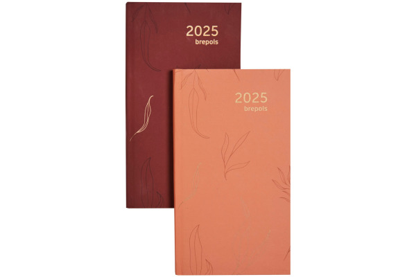 BREPOLS Agenda Interp. Tro.Flower 2025 26.3.1336 1W/2S ass. 9x16cm