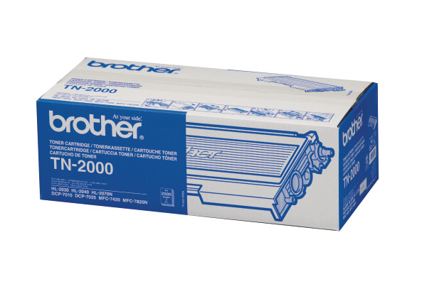 BROTHER Toner-Modul schwarz TN-2000 HL-2030/40/70 2500 Seiten