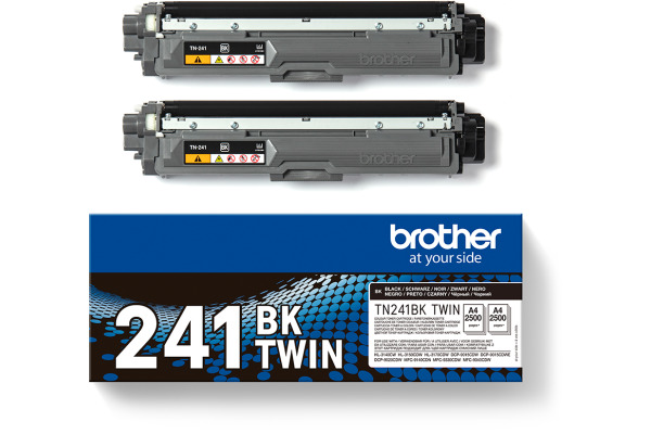 BROTHER Toner HY Twin Pack schwarz TN-241BK HL-3140/3170 2x2500 Seiten