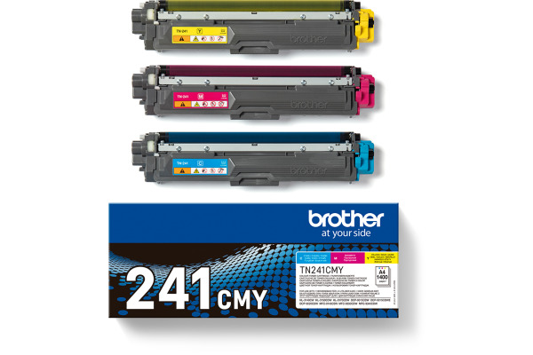 BROTHER Toner Multipack CMY TN-241CMY HL-3140 3170 1400...