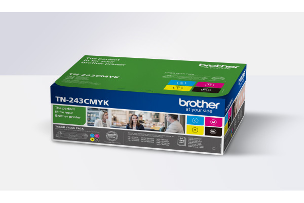 BROTHER Toner Multipack CMYK TN-243CMYKHL-L3210CW 1000 Seiten