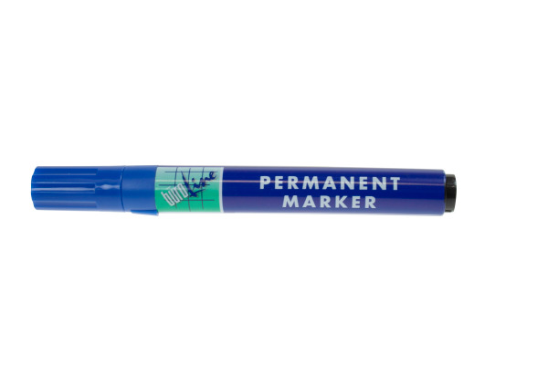 BÜROLINE Permanent Marker 1-4mm 222256 blau