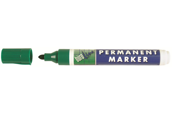 BÜROLINE Permanent Marker 1-4mm 222257 grün
