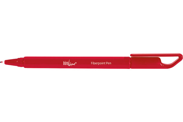 B&amp;Uuml;ROLINE Fiberpoint Pen 0,7mm 223087 rot