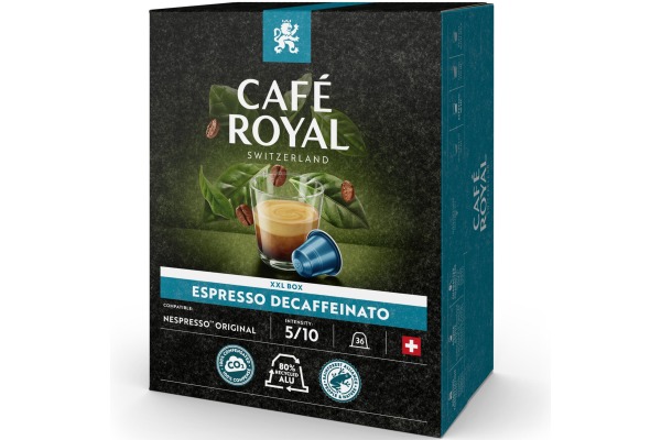 CAFEROYAL Kaffeekapseln Alu 10173073 Espresso Decaffeinato 36 Stk.