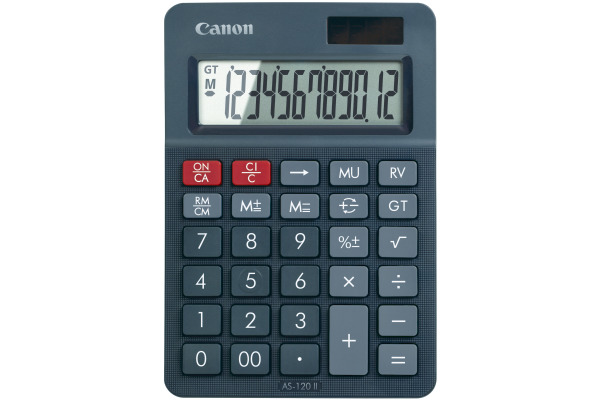 CANON Tischrechner AS-120II 4722C002AA 12-stellig schwarz