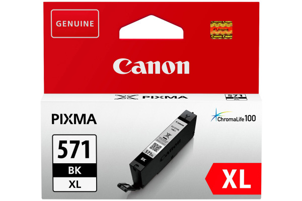 CANON Tintenpatrone XL schwarz CLI-571XL PIXMA MG5750 11ml