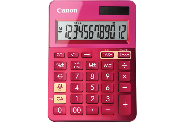 CANON Calculatrice de bureau LS123KMPK 12 chiffres pink