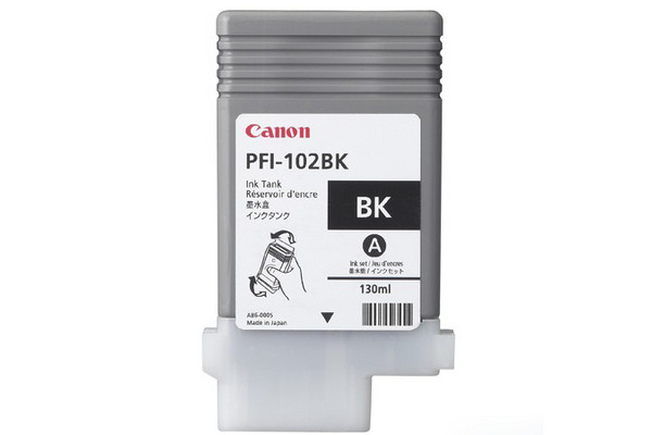CANON Tintenpatrone schwarz PFI-102BK iPF 700 130ml