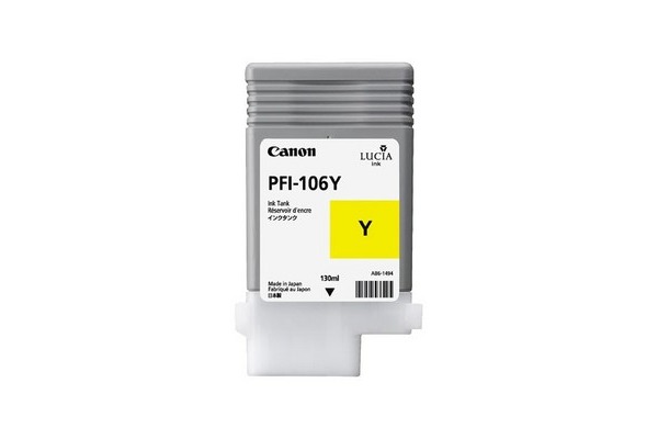 CANON Tintenpatrone yellow PFI106Y iPF 6300/6350 130ml