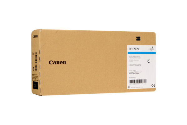 CANON Tintenpatrone cyan PFI707C iPF 830/840 700ml