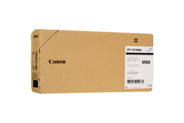 CANON Tintenpatrone matt schwarz PFI707MBK iPF 830/840 700ml