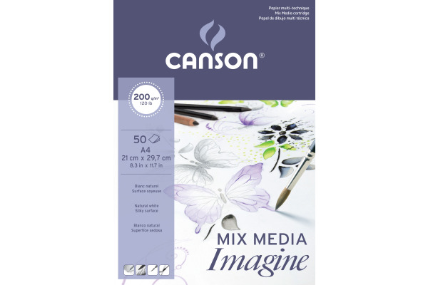 CANSON Imagine Zeichenpapierbl&amp;ouml;cke A4 200006008...