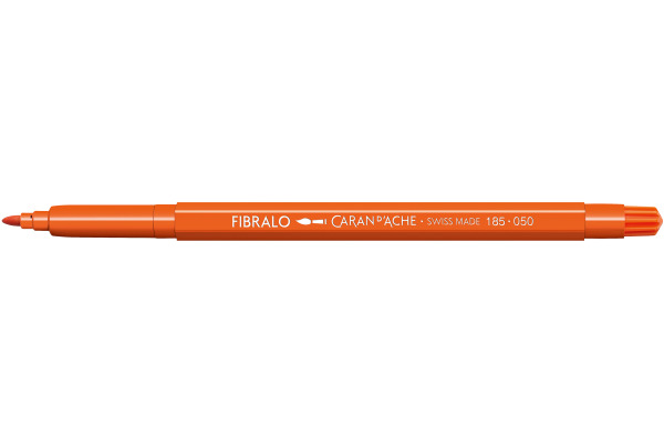 CARAN D'ACHE Fasermalstift Fibralo 185.050 rot orange