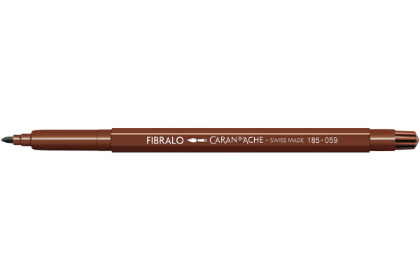 CARAN DACHE Fasermalstift Fibralo 185.059 braun