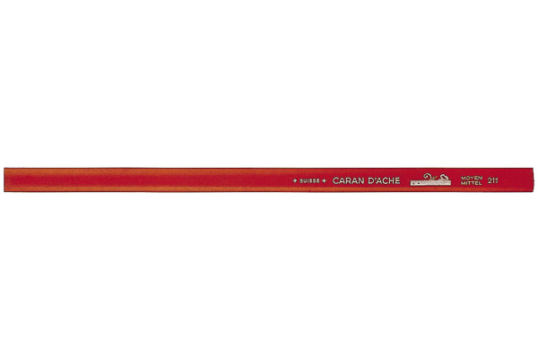 CARAN DACHE Bleistift Zimmermann HB 211.272 rot, 25cm