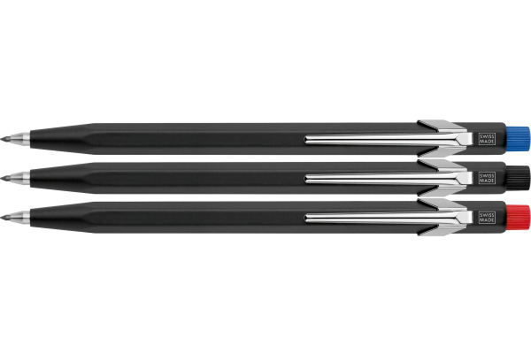 CARAN D´A Druckbleistift Fixpencil 3 3.288 schwarz, Knopf assort. 3mm