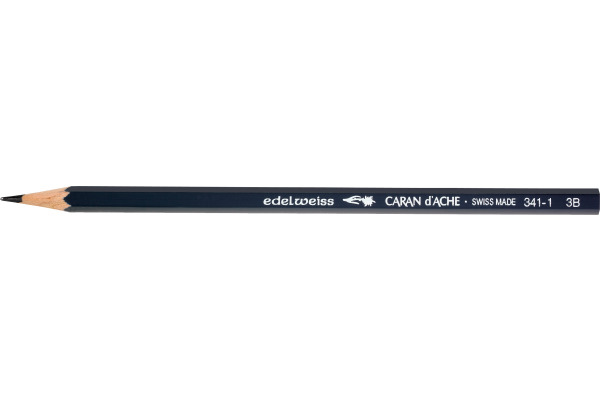 CARAN DACHE Crayon Ecolier Edelweiss 3B 341.271 gris